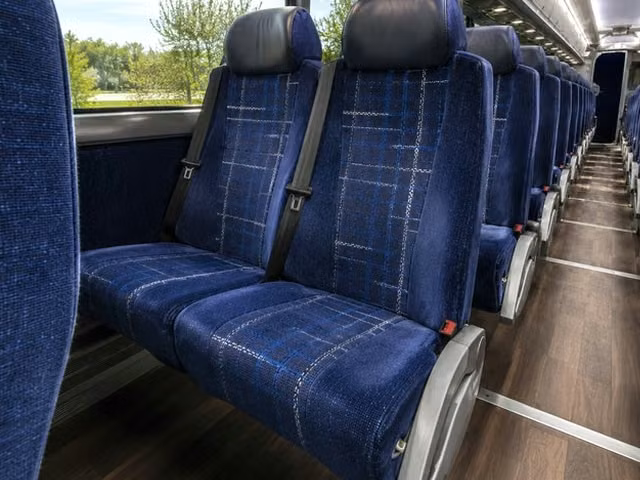 martinez charter bus interior